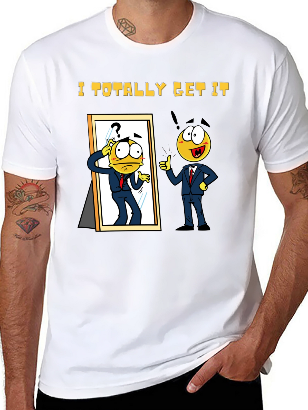 I Totally Get It Black T-Shirt