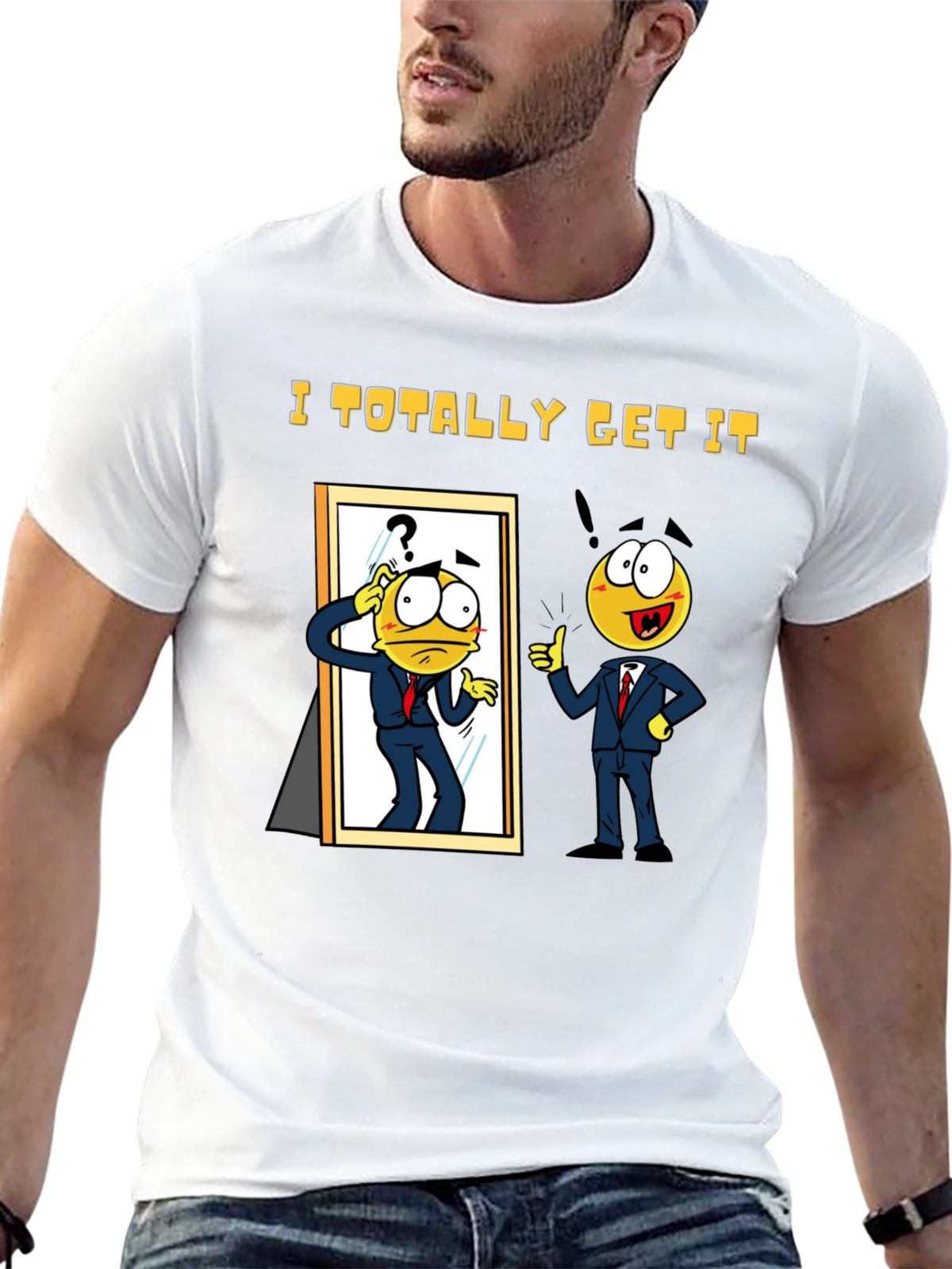 I Totally Get It Black T-Shirt