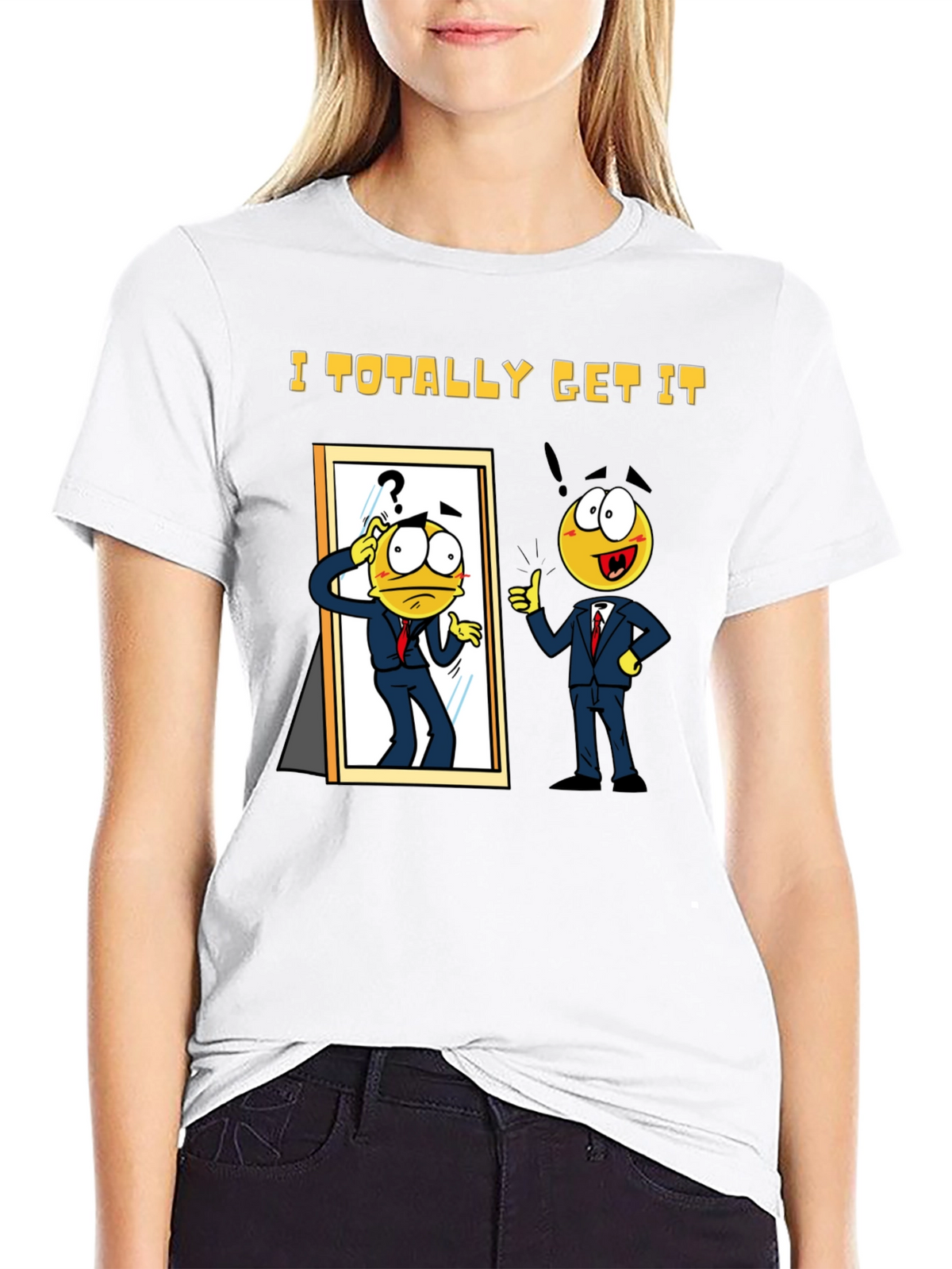 I Totally Get It Black T-Shirt