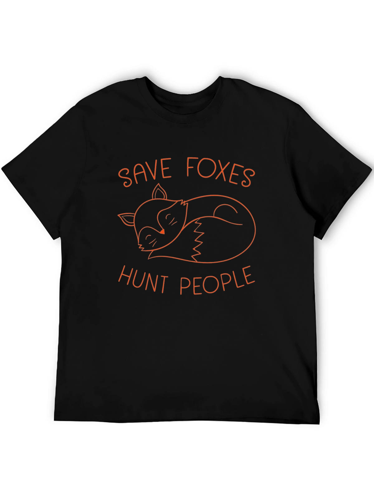 Save Foxes Hunt People Graphic Tee
