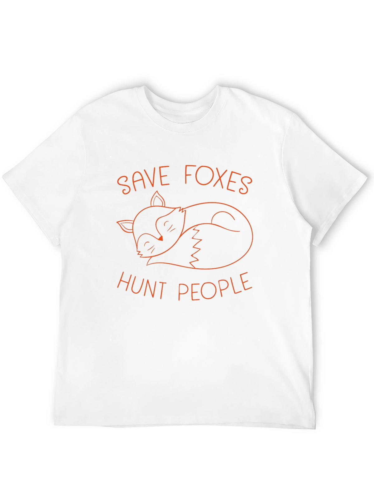 Save Foxes Hunt People Graphic Tee