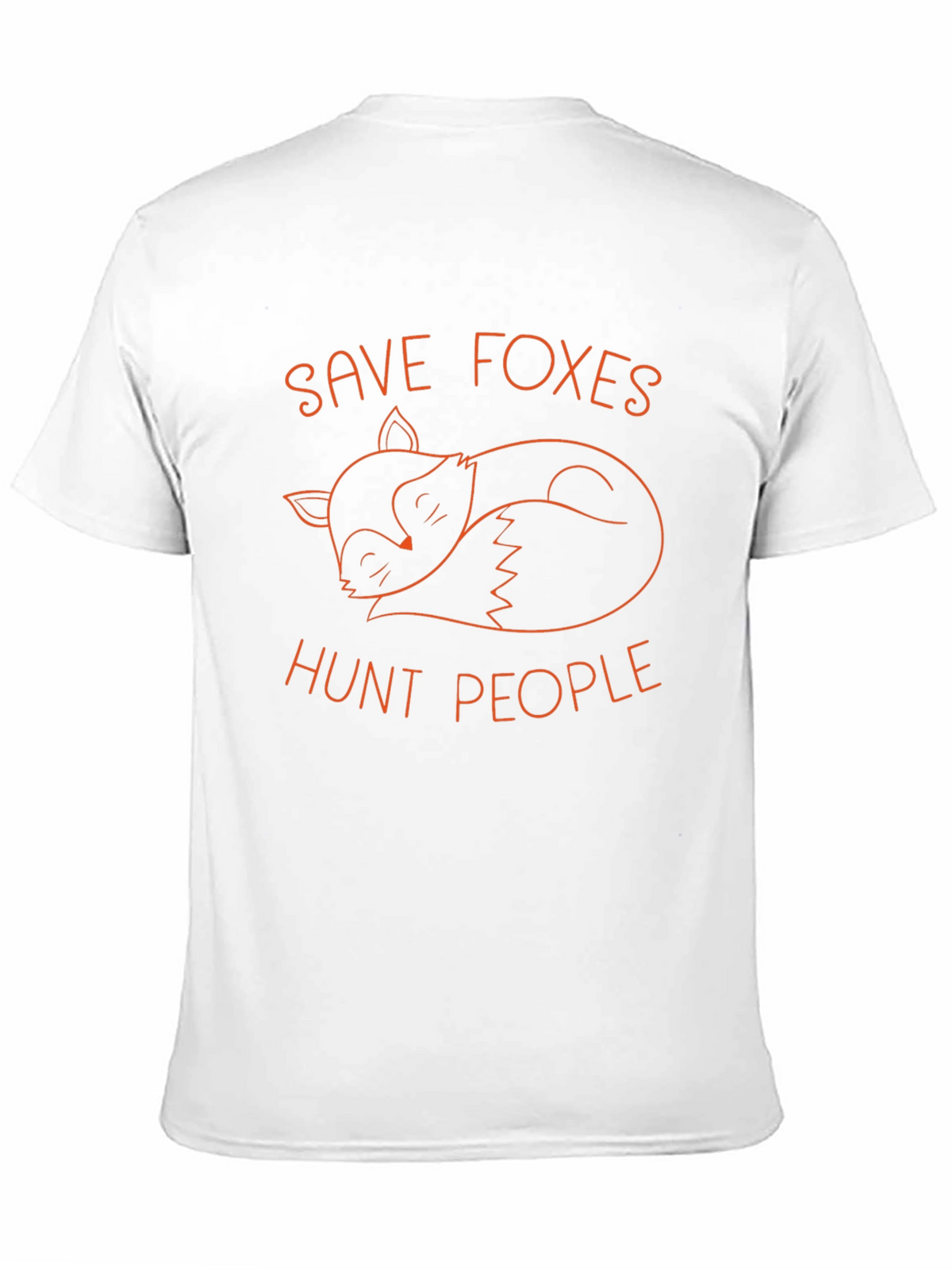 Save Foxes Hunt People Graphic Tee
