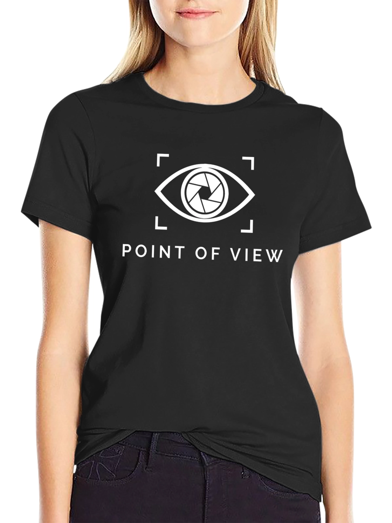 Point of View Graphic Tee - Camera Eye