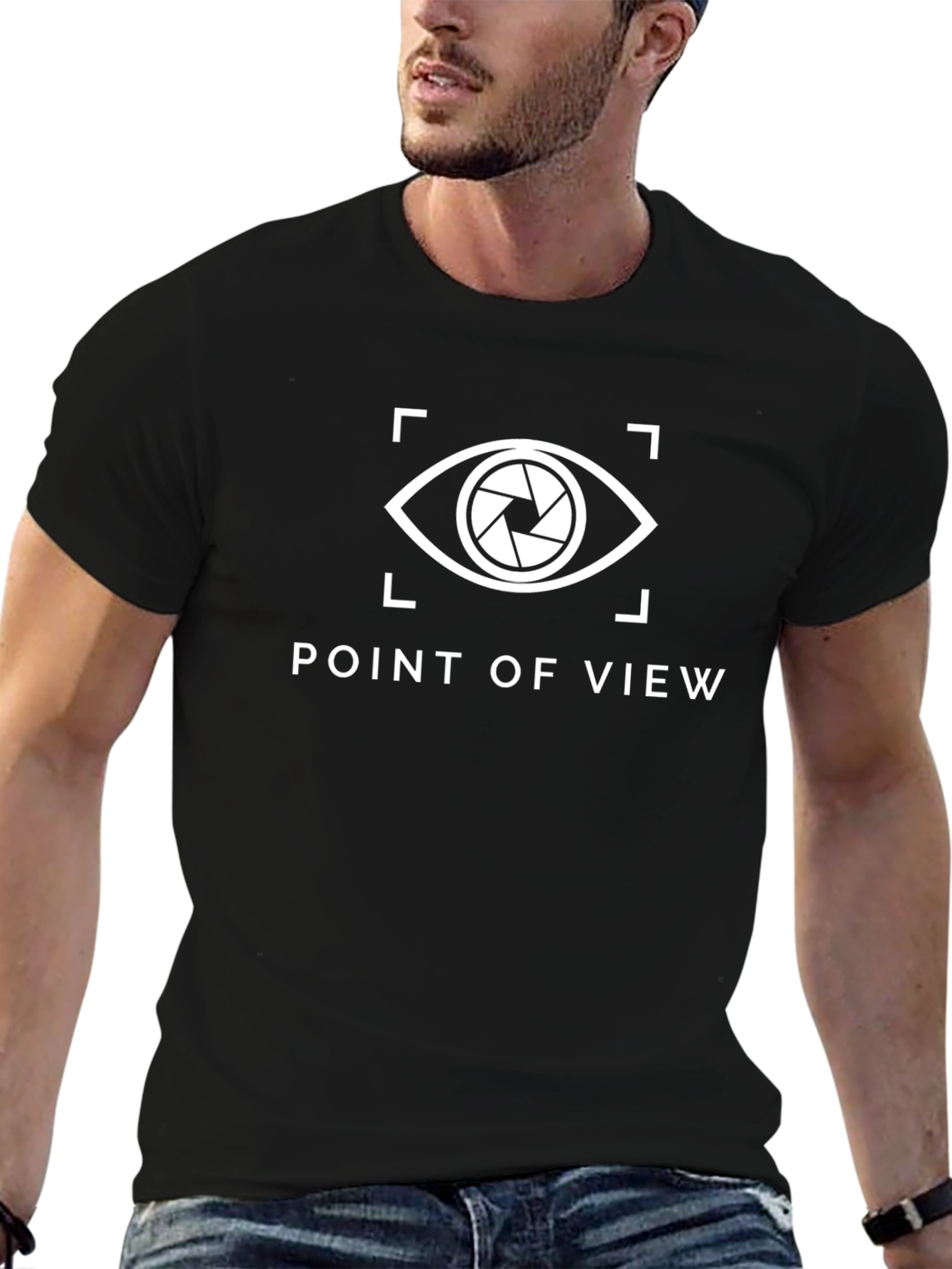 Point of View Graphic Tee - Camera Eye