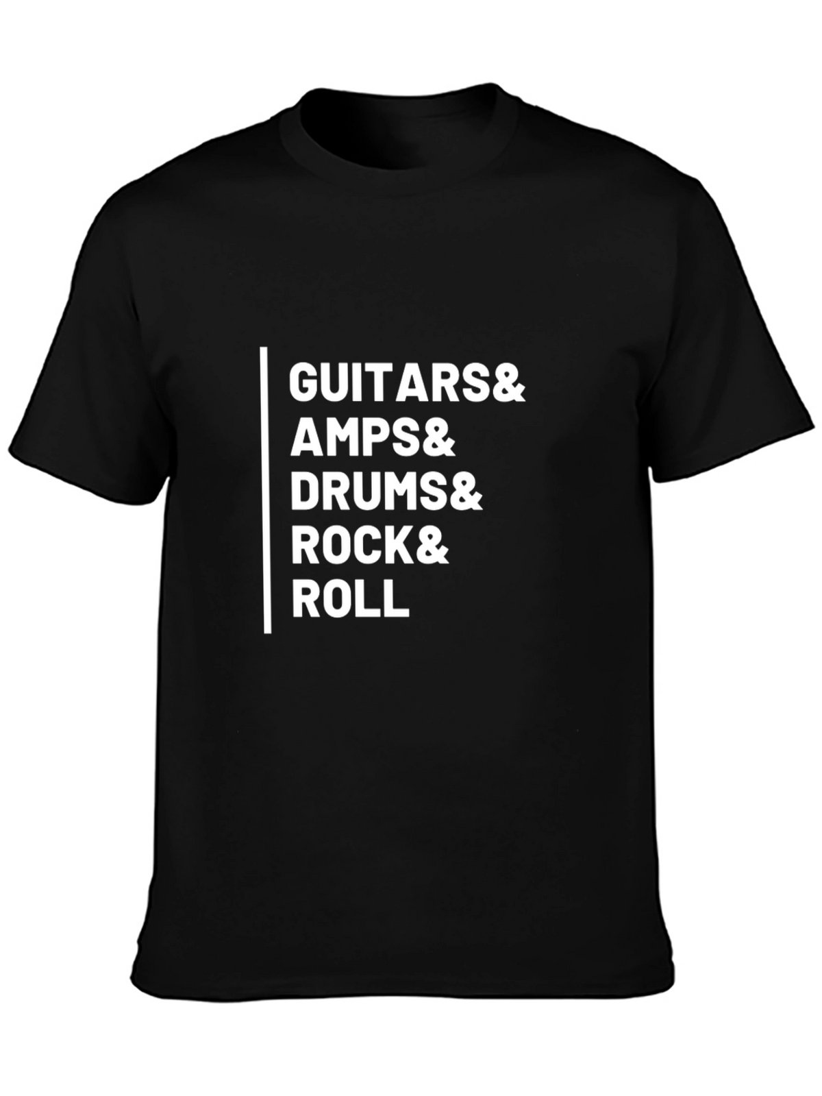 Rock & Roll T-Shirt - Guitars Amps Drums!