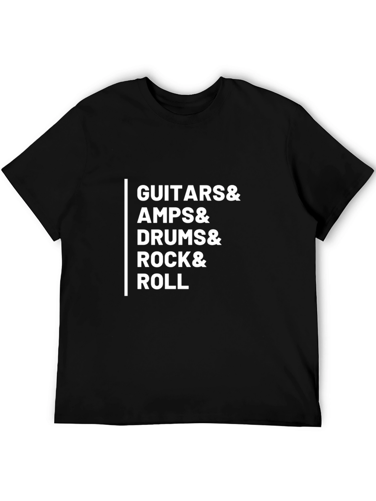 Rock & Roll T-Shirt - Guitars Amps Drums!