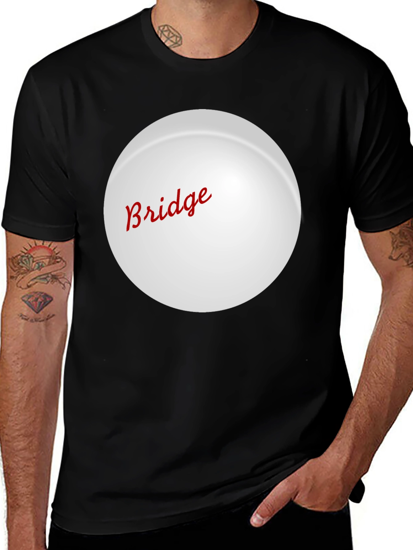 Bridge Graphic Tee - Classic Card Game T-Shirt