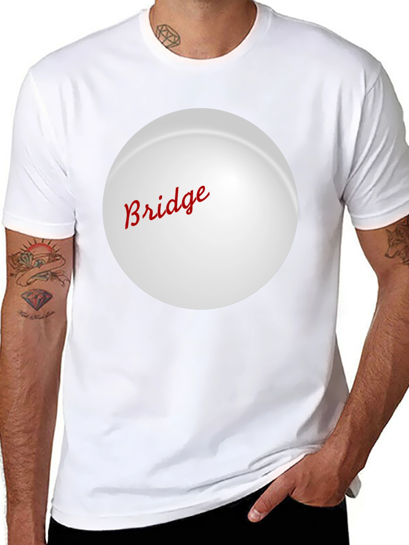 Bridge Graphic Tee - Classic Card Game T-Shirt