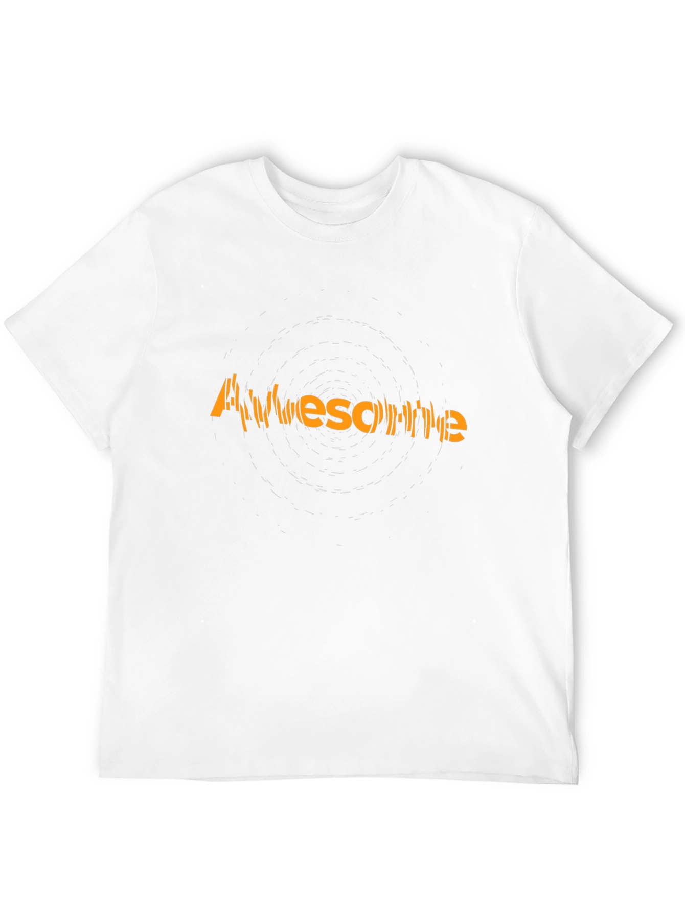 Awesome Graphic Tee - Mens Black Cotton T-Shirt