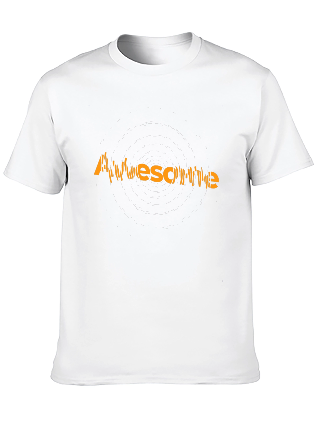 Awesome Graphic Tee - Mens Black Cotton T-Shirt