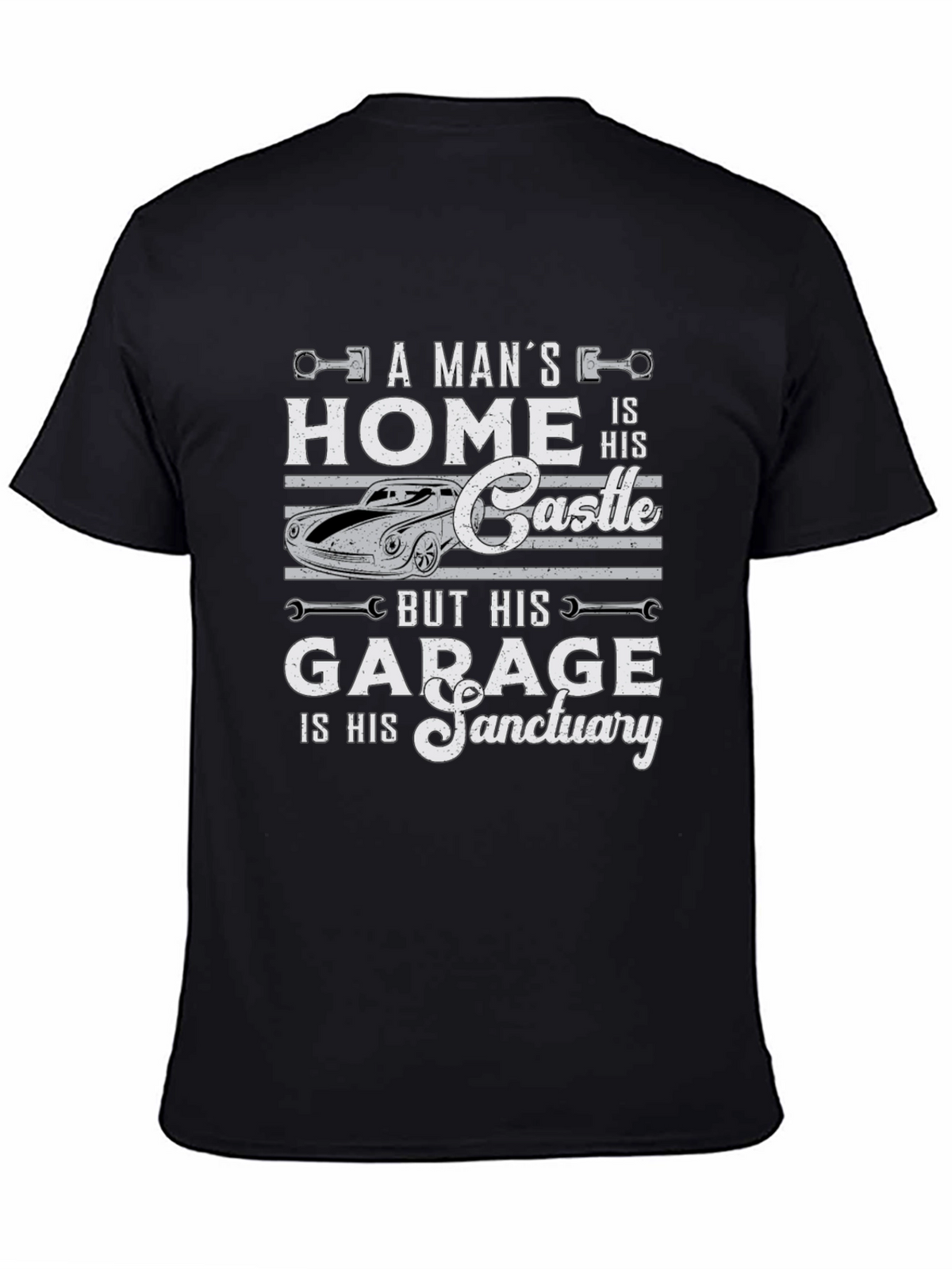 Mens Garage Sanctuary Graphic Tee