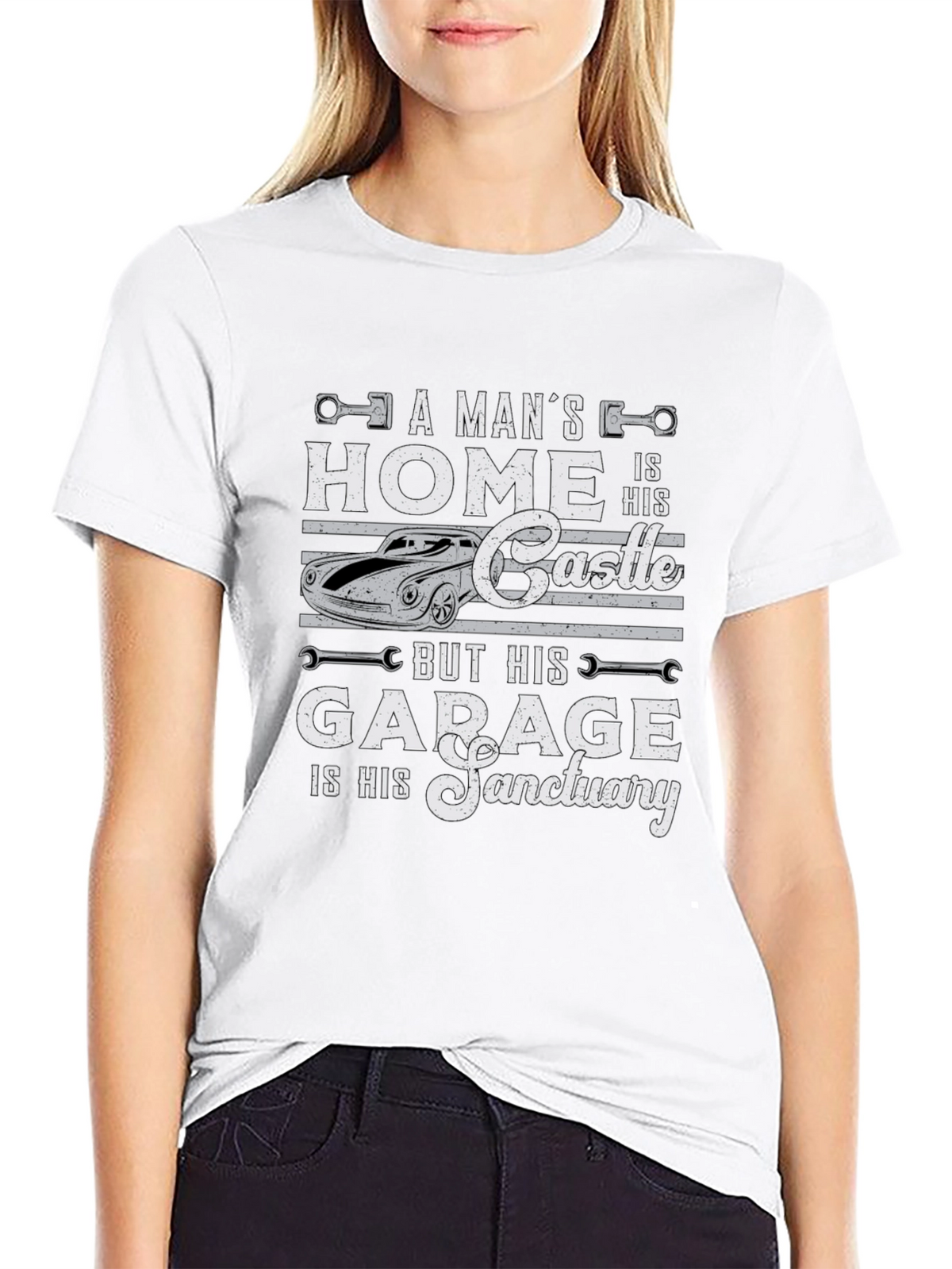 Mens Garage Sanctuary Graphic Tee