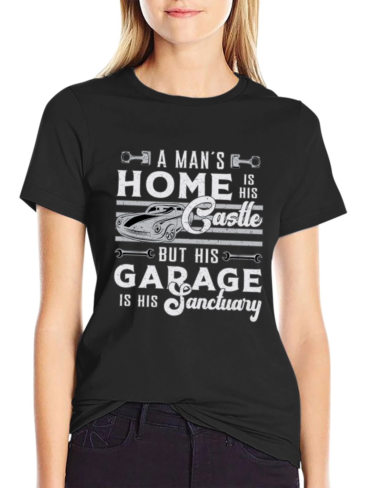 Mens Garage Sanctuary Graphic Tee