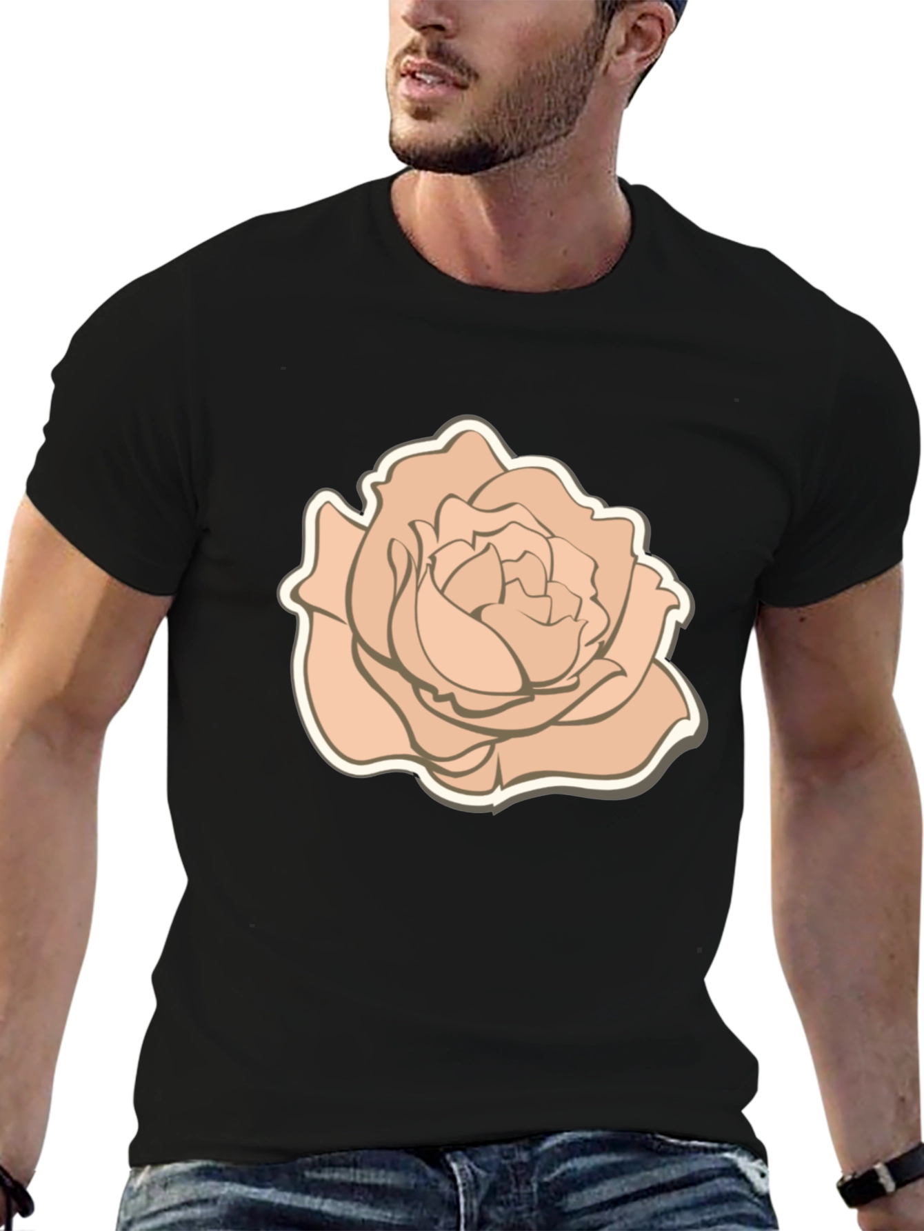 Rose Graphic T-Shirt - Stylish Casual Wear