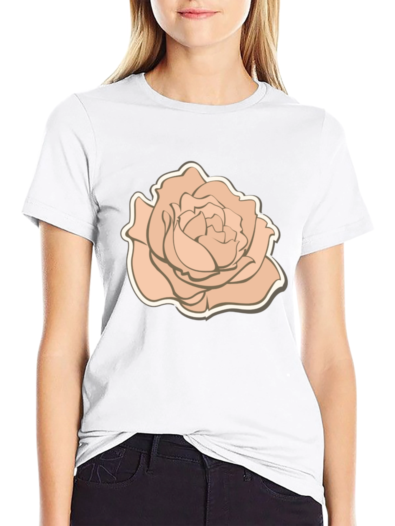 Rose Graphic T-Shirt - Stylish Casual Wear