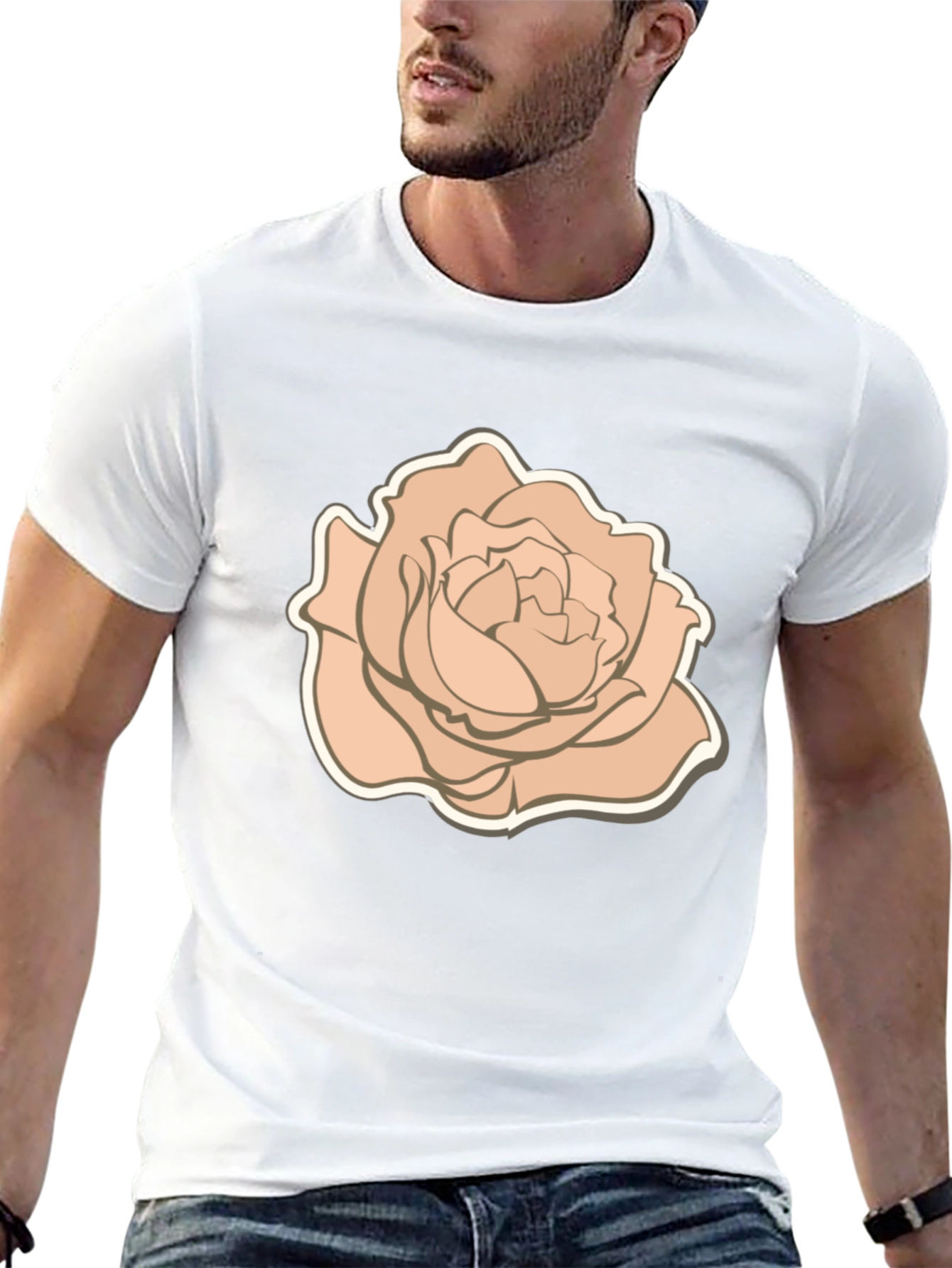 Rose Graphic T-Shirt - Stylish Casual Wear