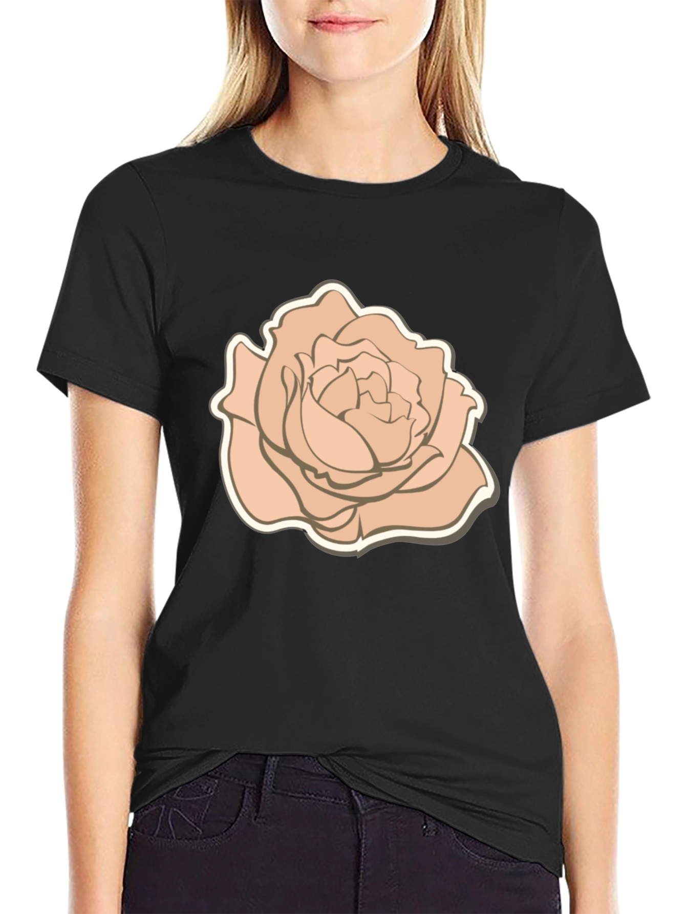 Rose Graphic T-Shirt - Stylish Casual Wear