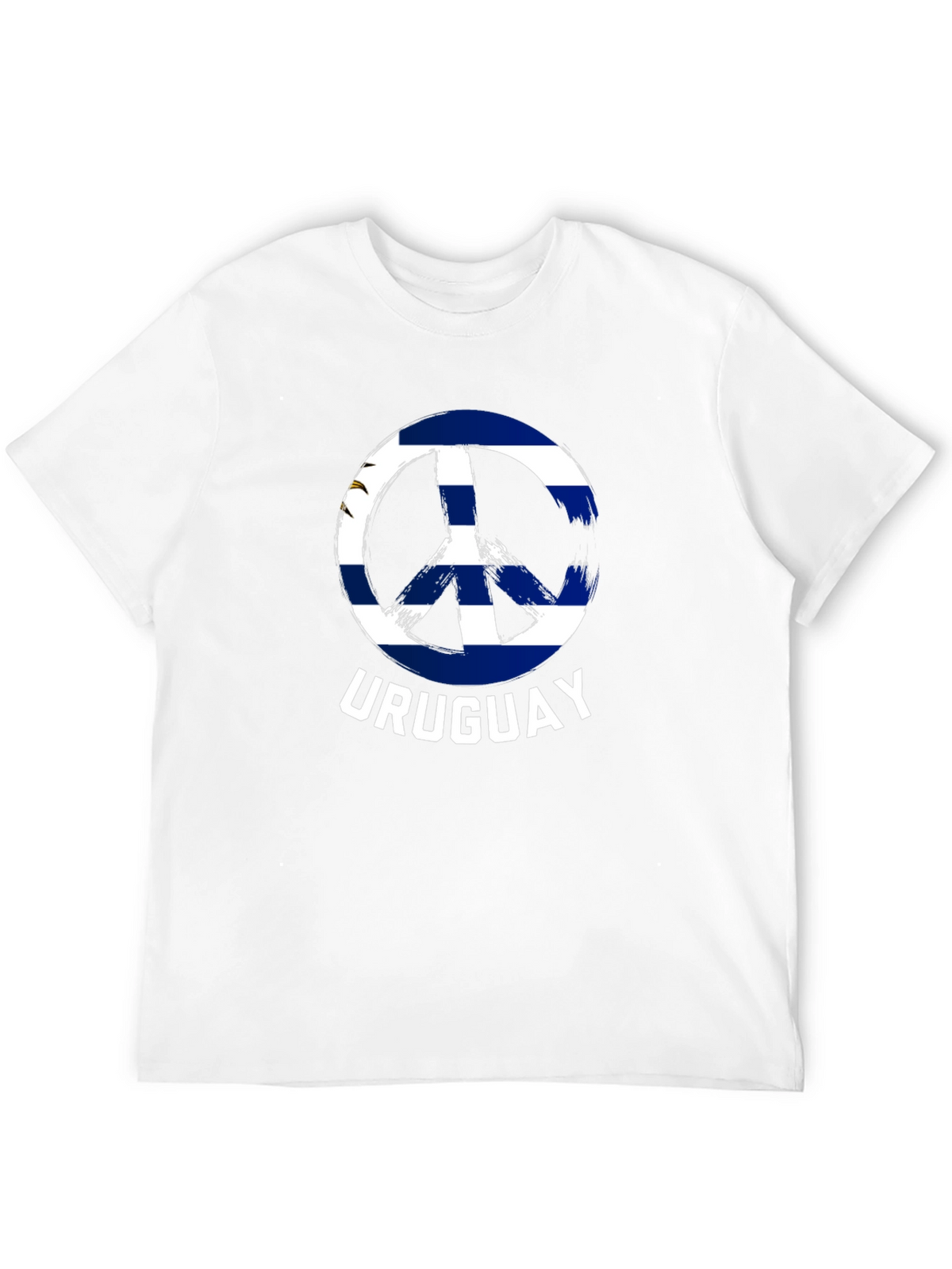 Uruguay Peace Sign T-Shirt - Black Cotton Tee