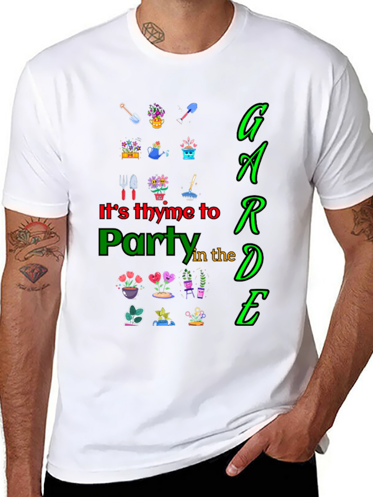 Its Thyme to Party in the Garden Graphic Tee