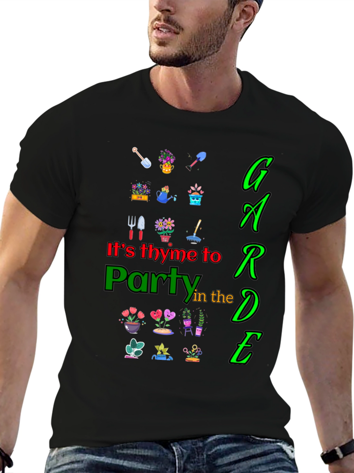 Its Thyme to Party in the Garden Graphic Tee