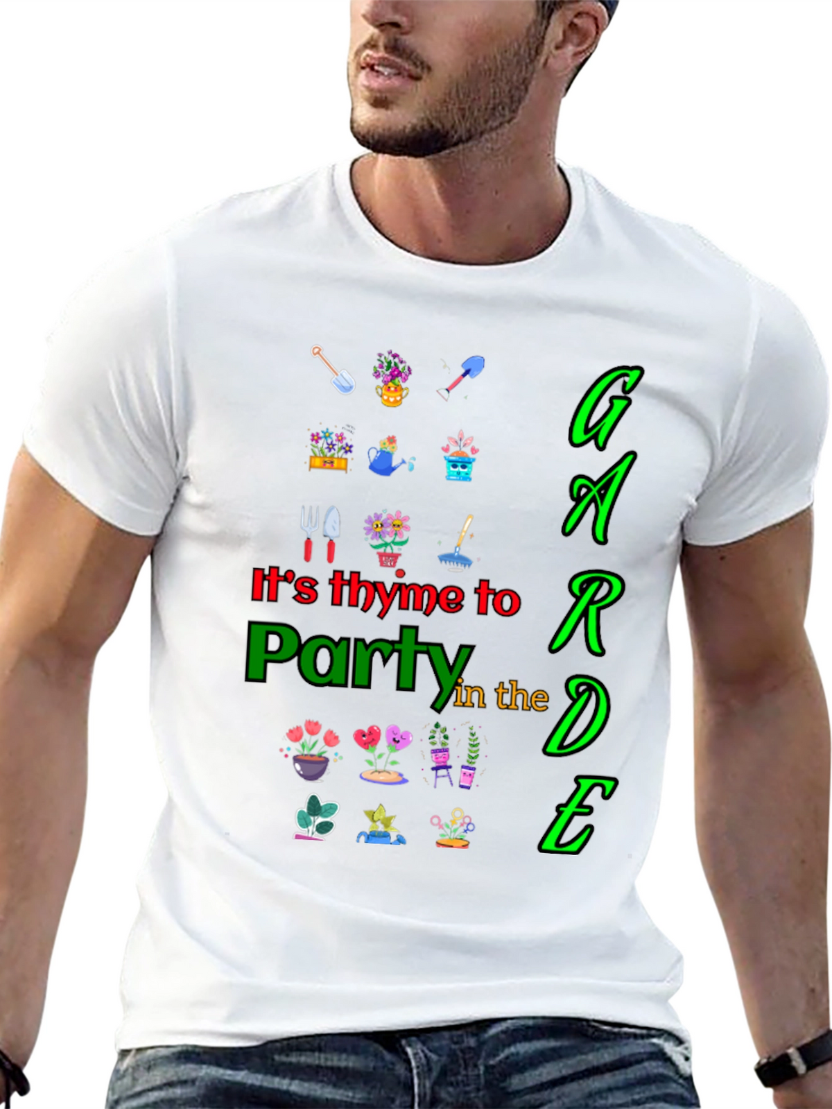 Its Thyme to Party in the Garden Graphic Tee