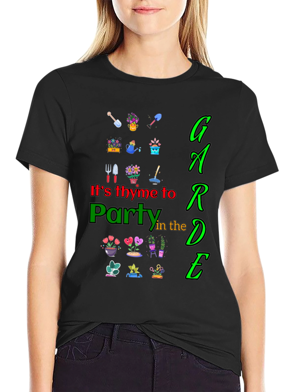 Its Thyme to Party in the Garden Graphic Tee