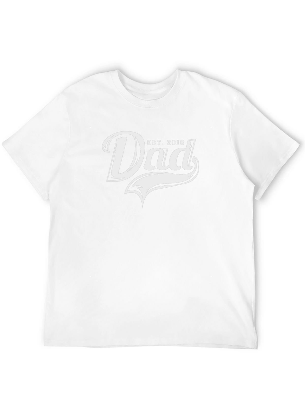 Dad Est. 2018 T-Shirt - Fathers Day Gift