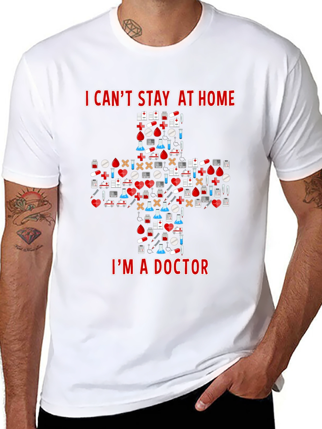 Doctor T-Shirt - I Cant Stay at Home