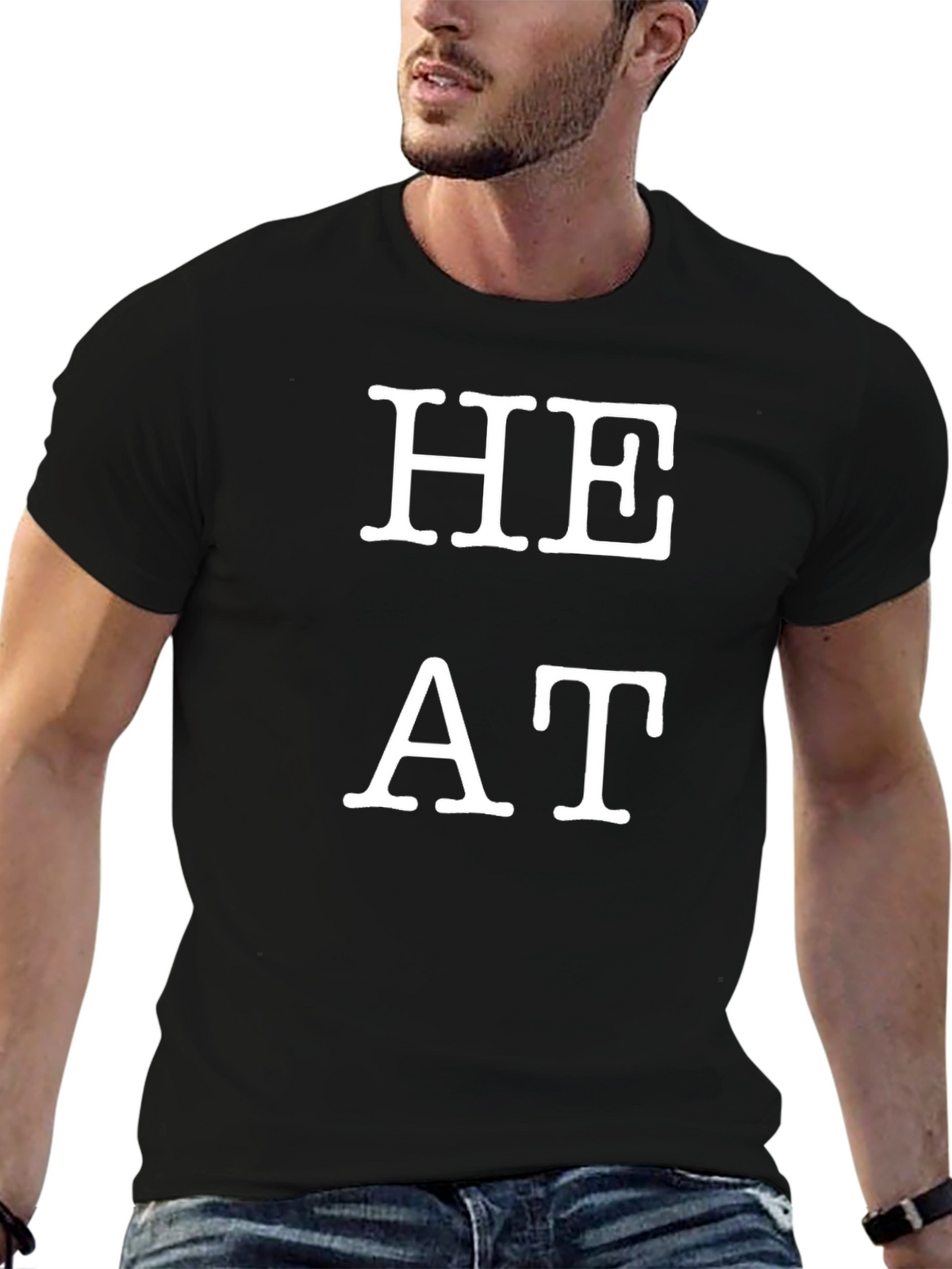 HEAT T-Shirt - Bold Black Tee for Fans