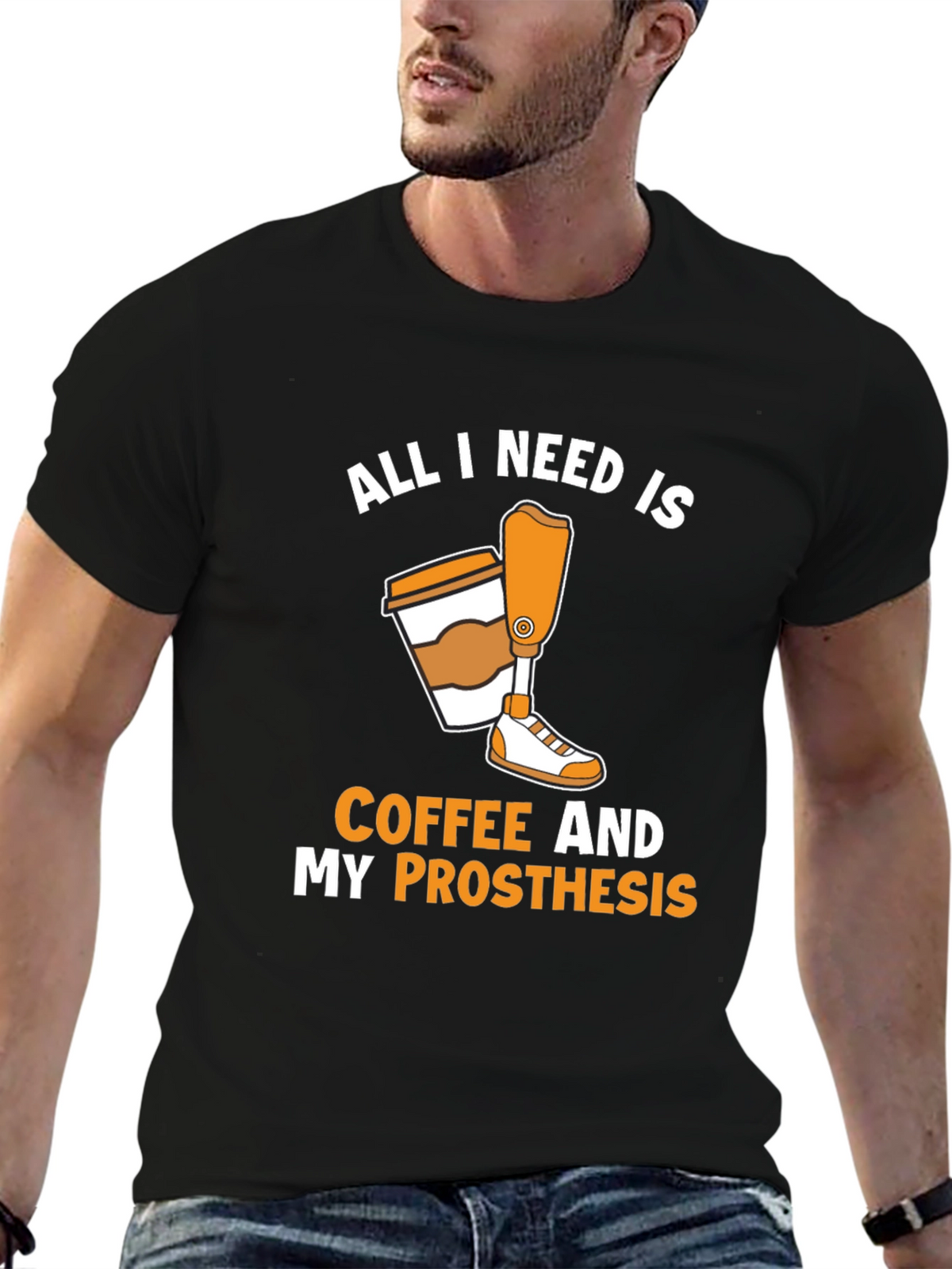Coffee and Prosthesis T-Shirt