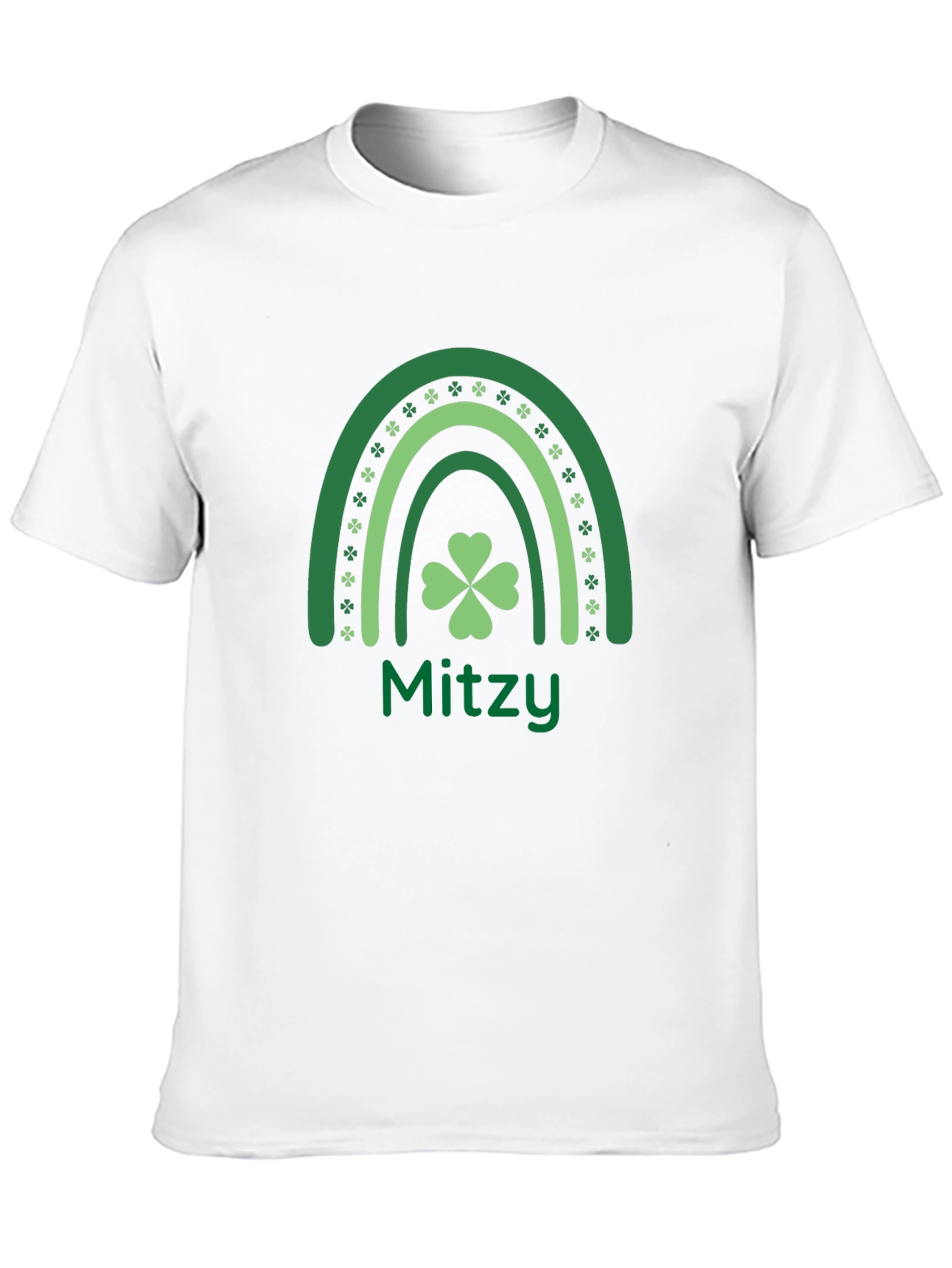 St. Patricks Day Mitzy Rainbow T-Shirt