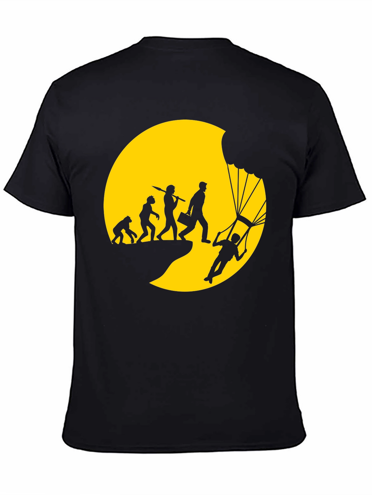 Evolution of Skydiving Mens T-Shirt