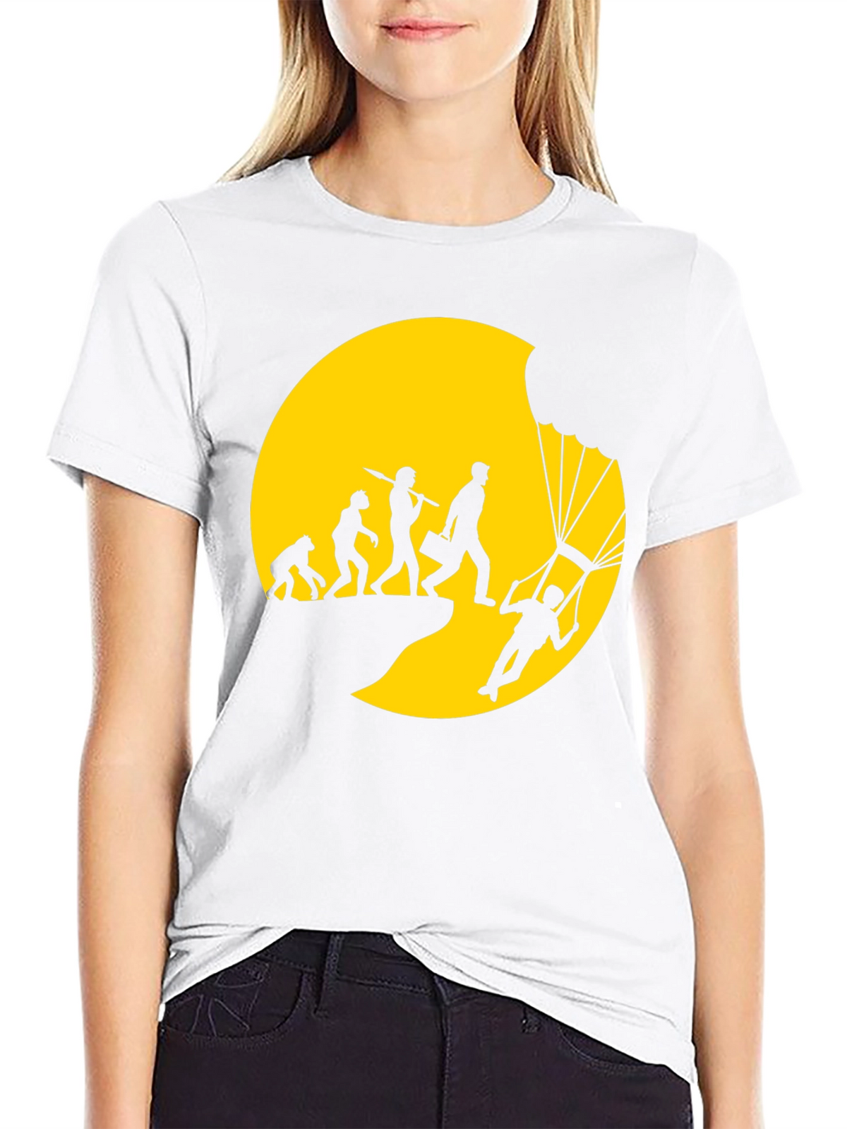 Evolution of Skydiving Mens T-Shirt