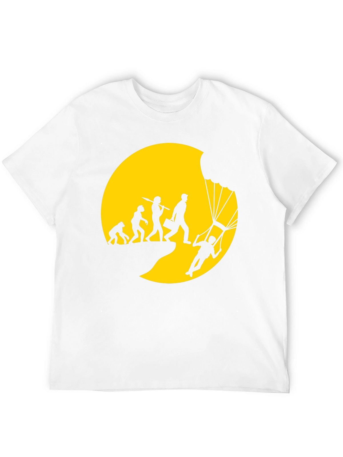 Evolution of Skydiving Mens T-Shirt