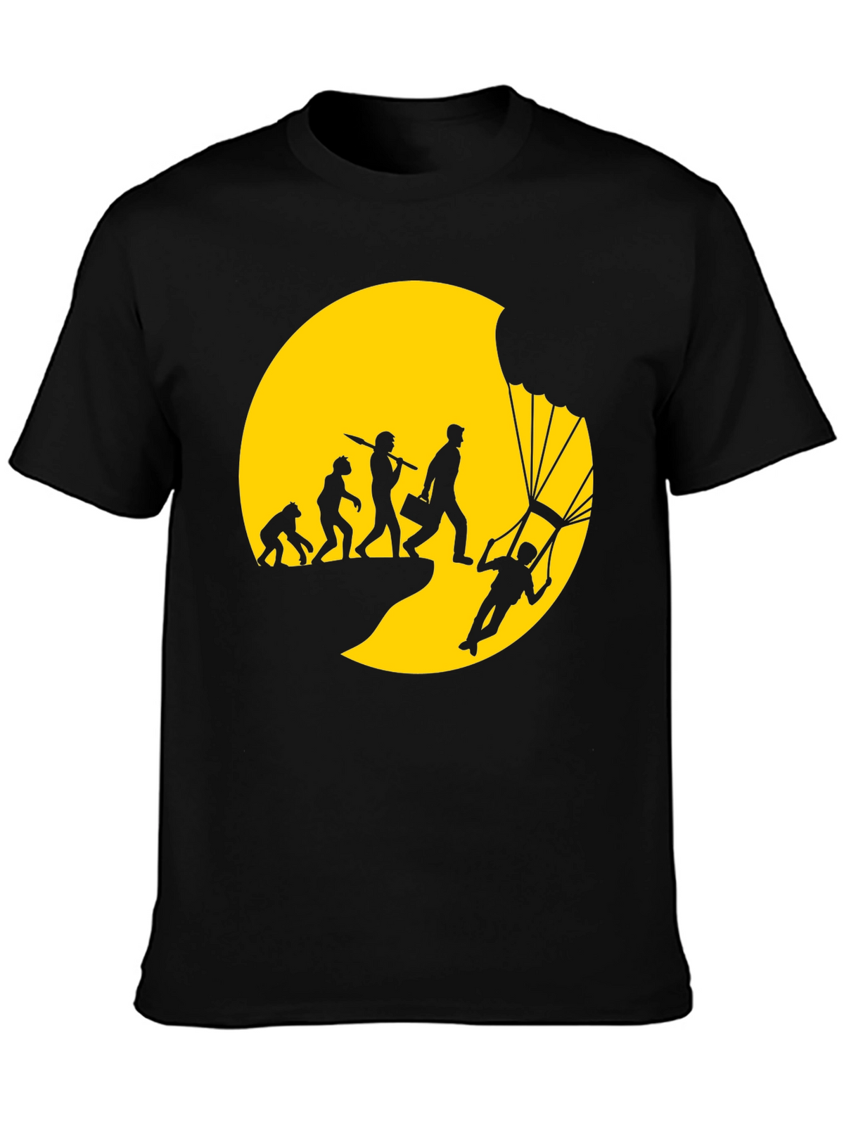 Evolution of Skydiving Mens T-Shirt