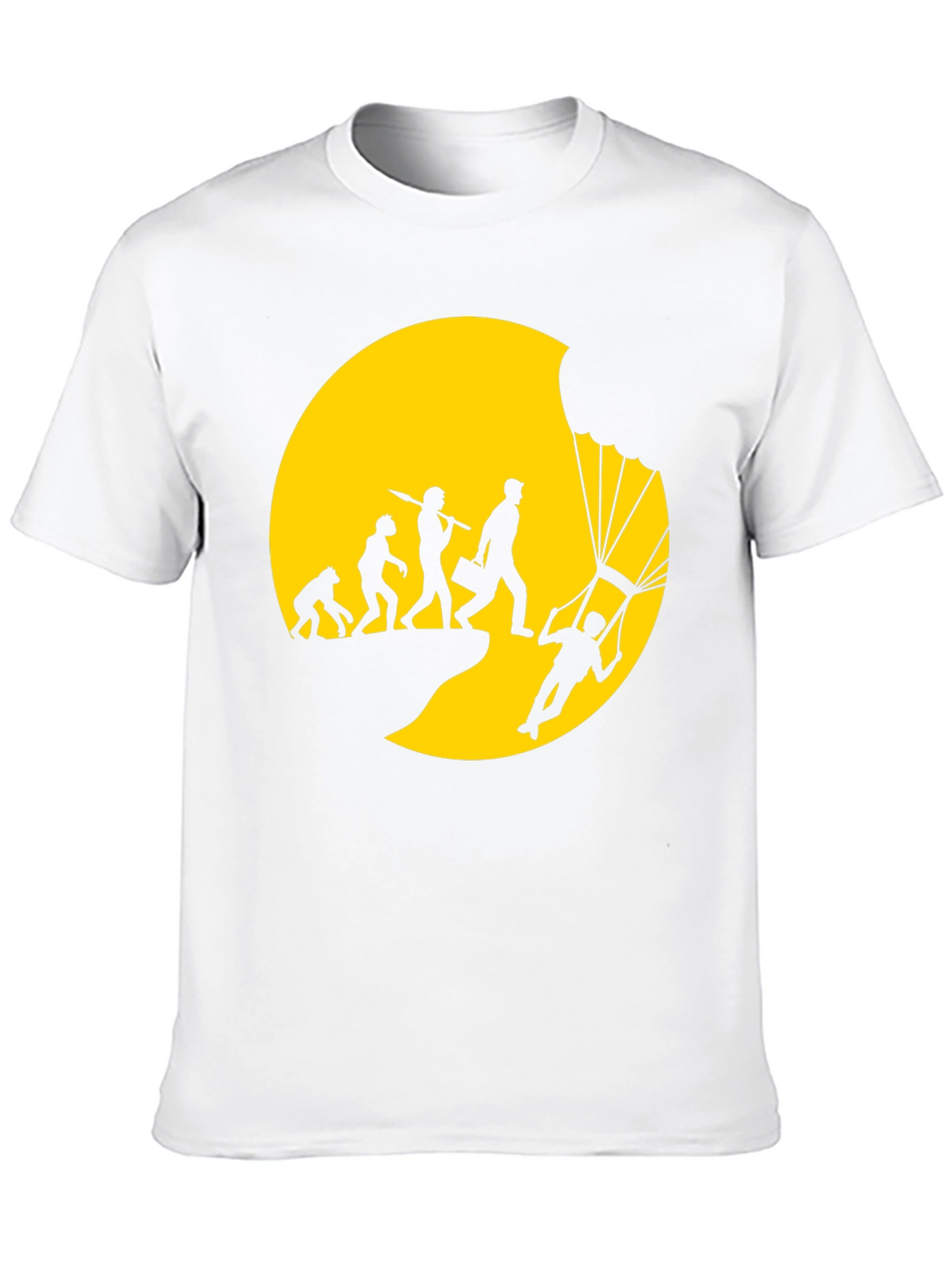 Evolution of Skydiving Mens T-Shirt