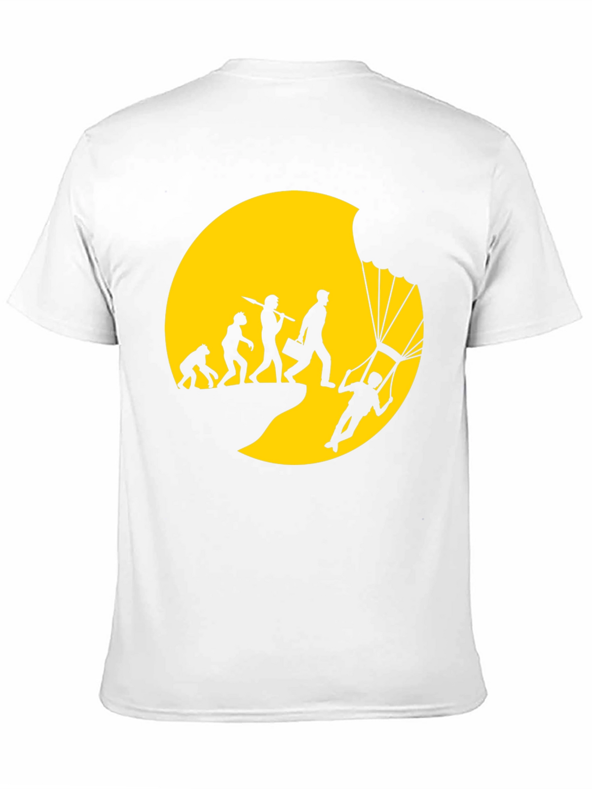 Evolution of Skydiving Mens T-Shirt