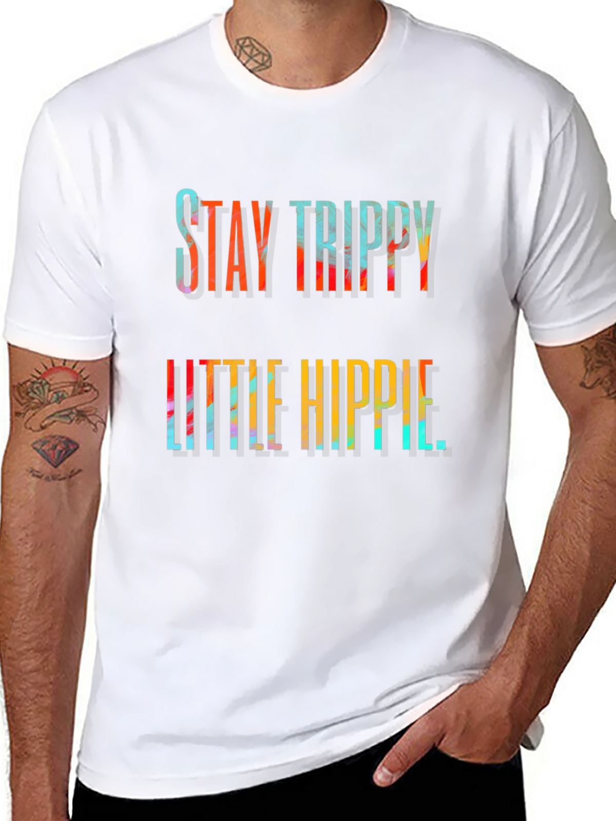 Stay Trippy Little Hippie Graphic Tee