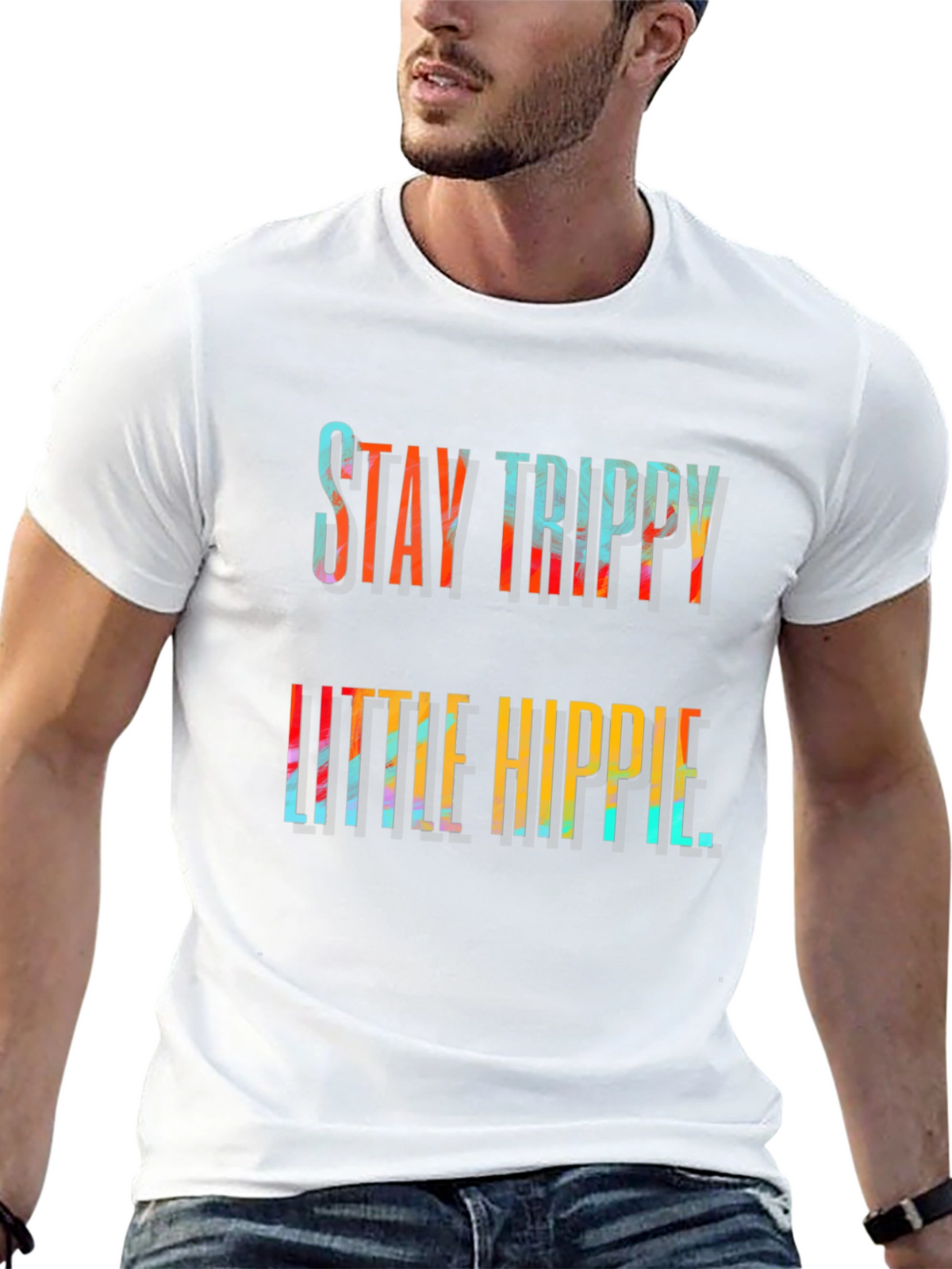 Stay Trippy Little Hippie Graphic Tee