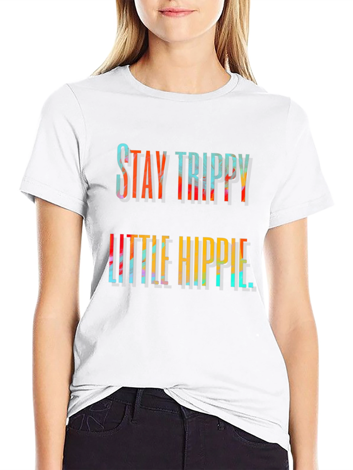 Stay Trippy Little Hippie Graphic Tee