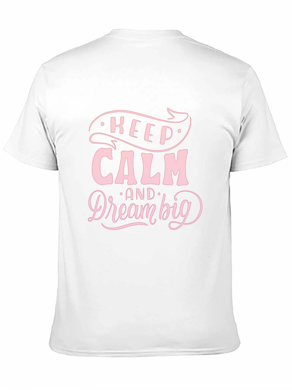 Keep Calm & Dream Big Black T-Shirt