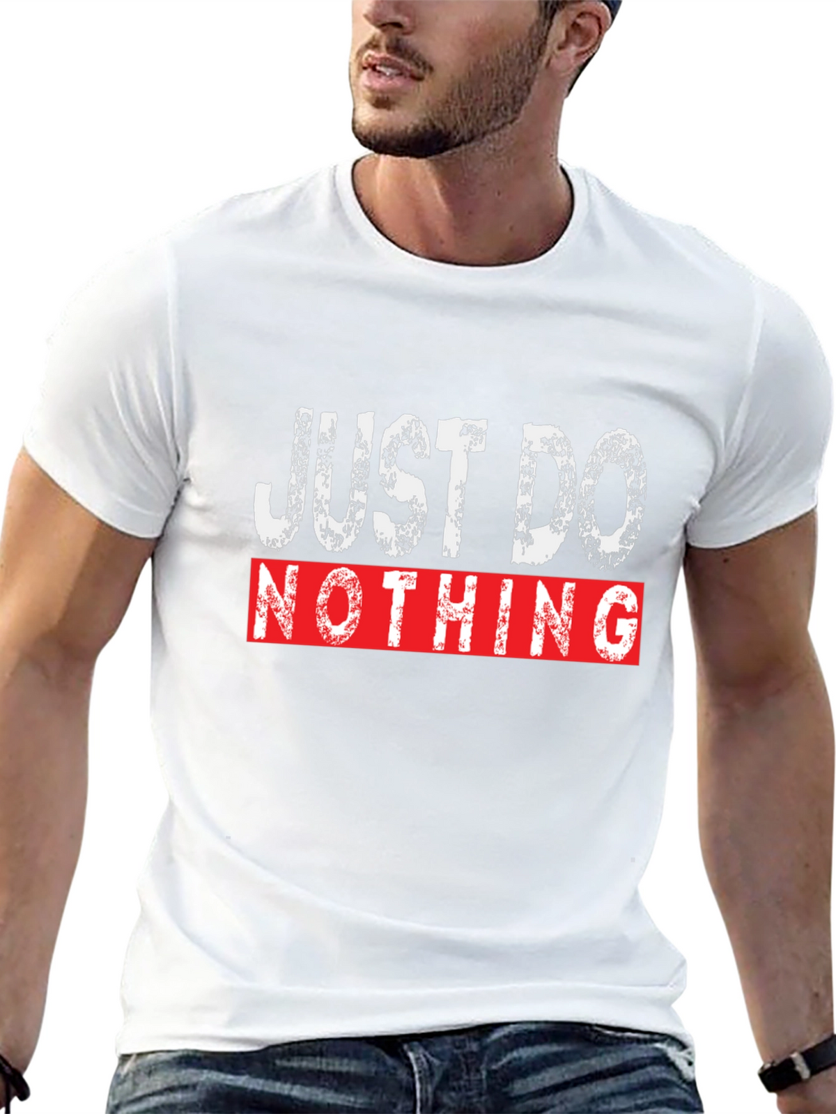 Just Do Nothing Graphic Tee - Casual Comfort
