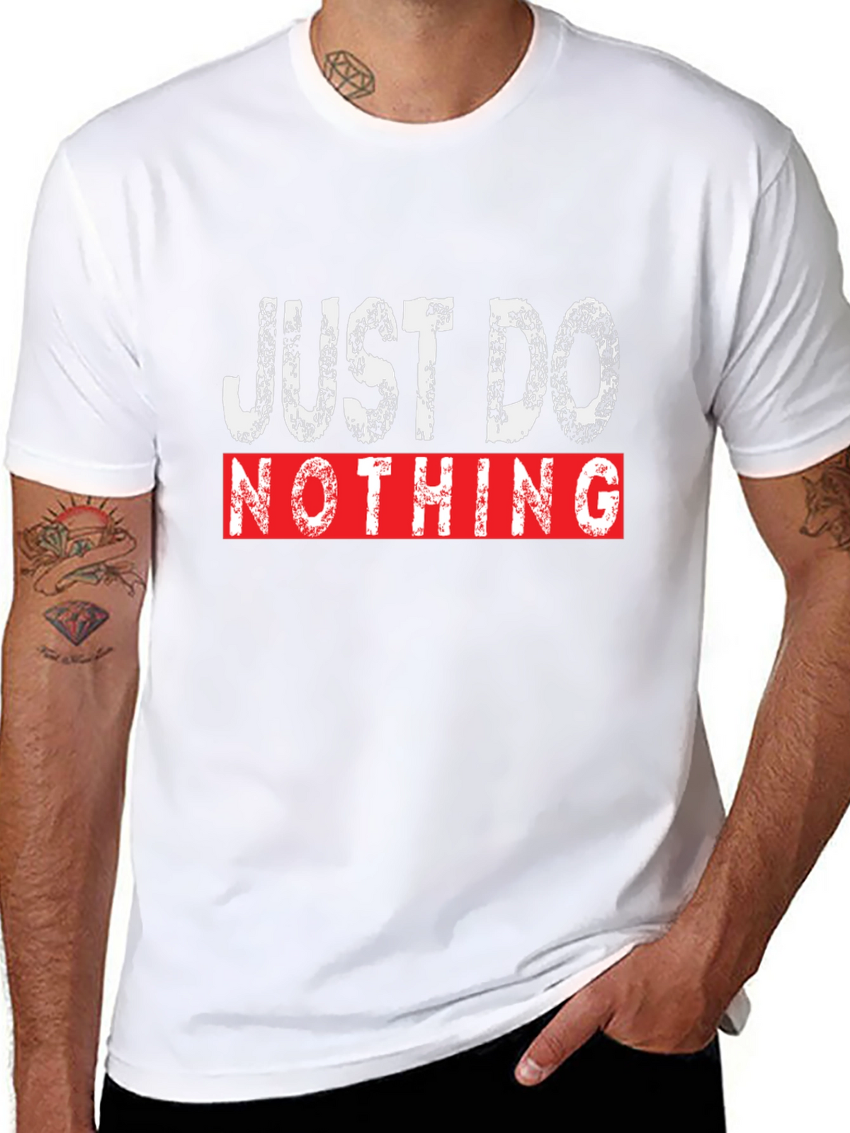 Just Do Nothing Graphic Tee - Casual Comfort
