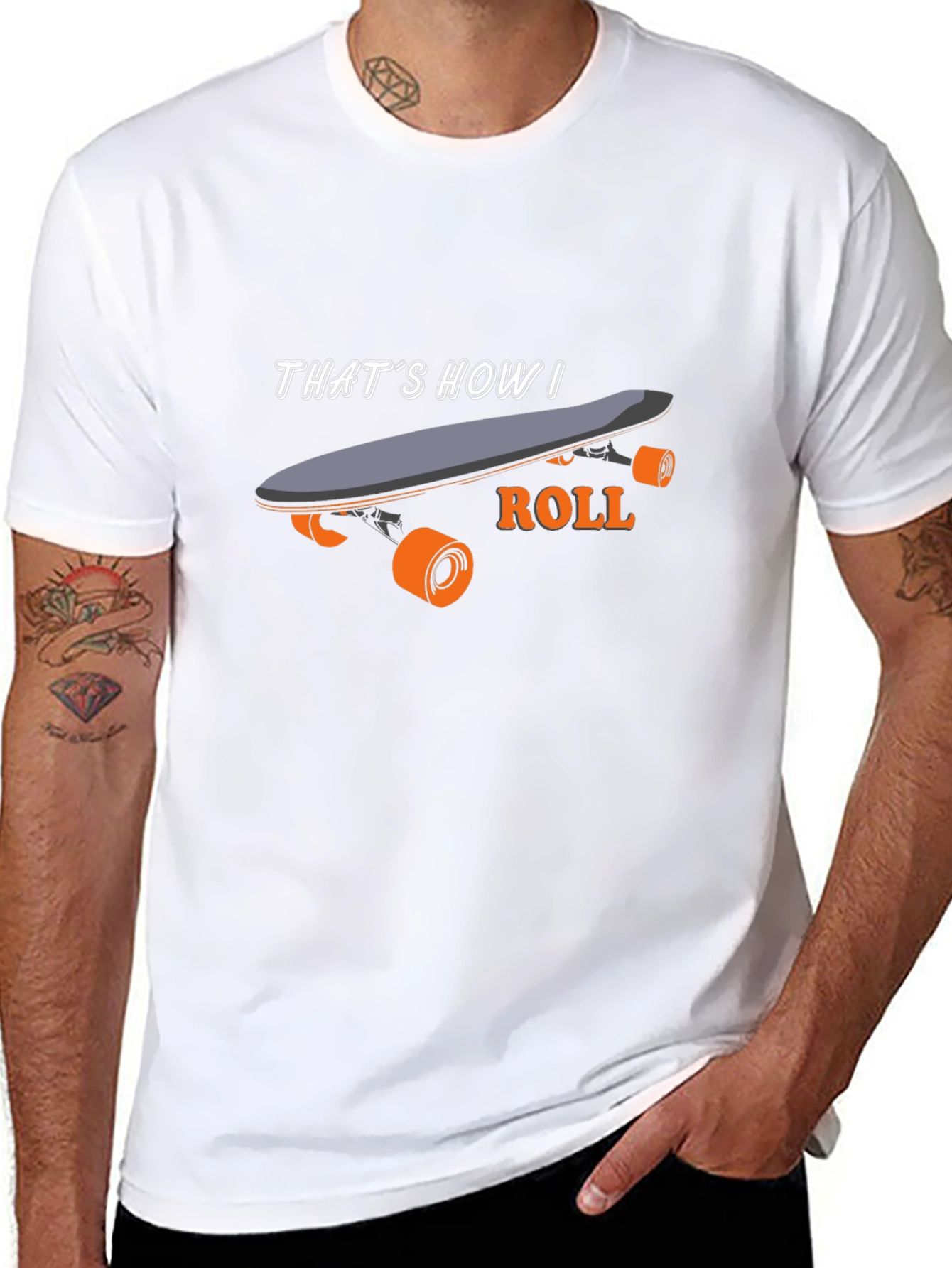 Thats How I Roll Skateboard Graphic Tee