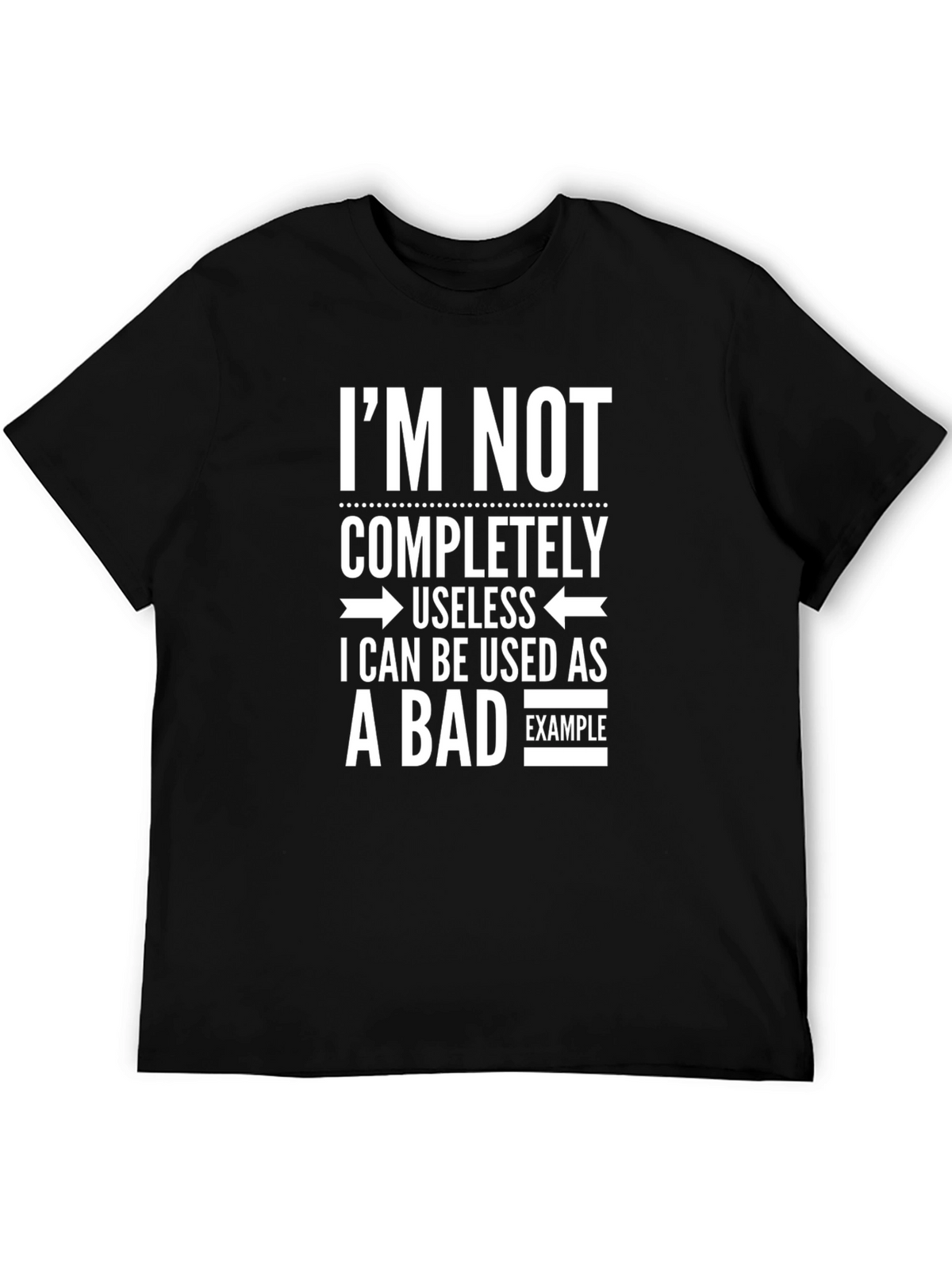 Humorous Bad Example Graphic T-Shirt