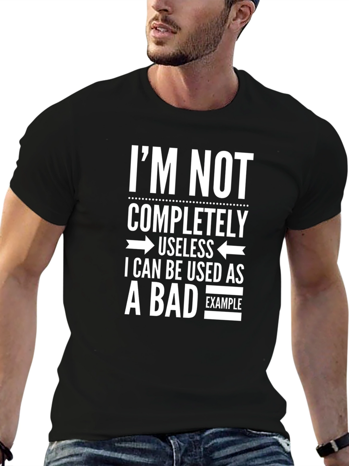 Humorous Bad Example Graphic T-Shirt