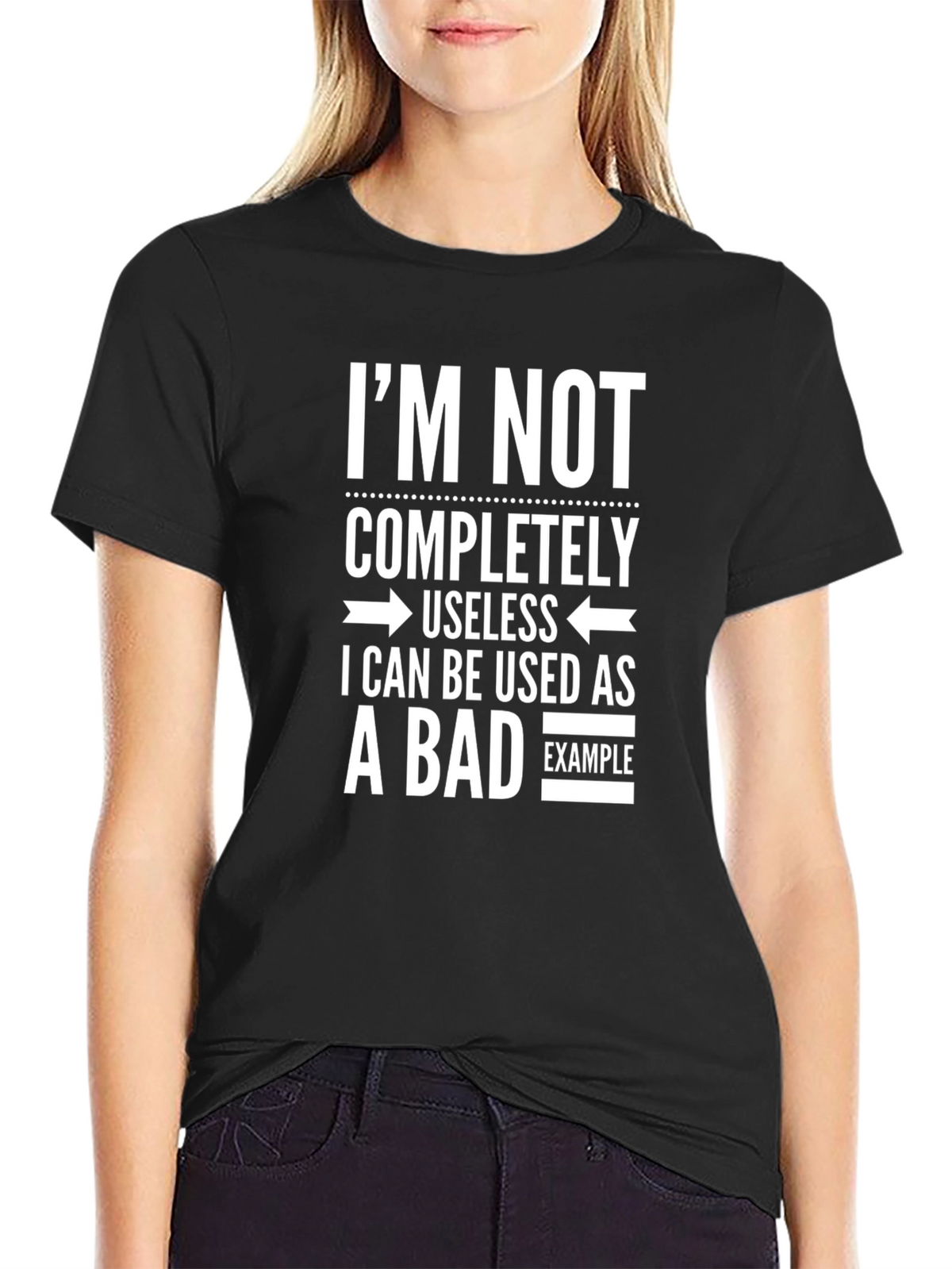 Humorous Bad Example Graphic T-Shirt