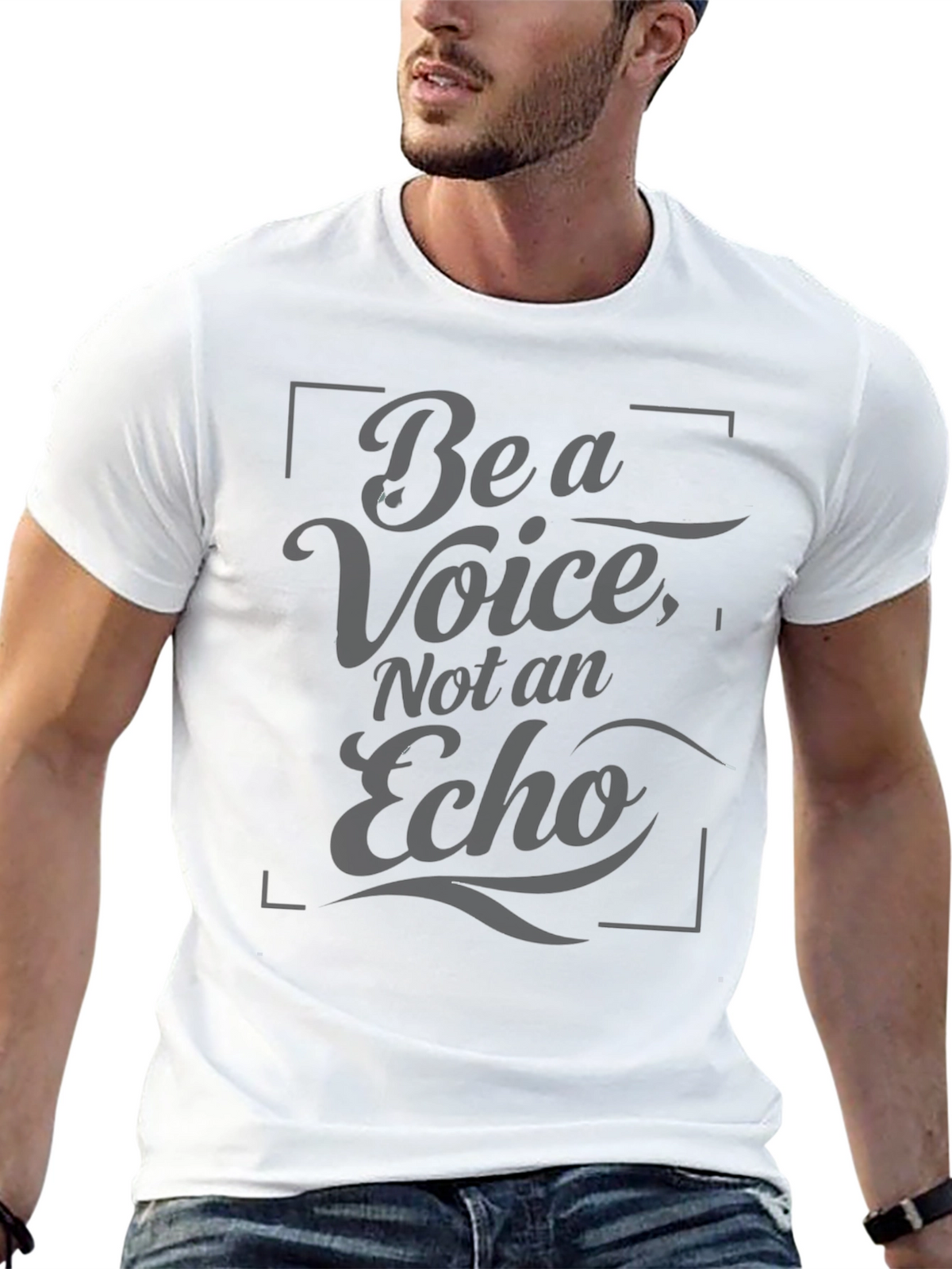 Be A Voice Tee - Inspiring Graphic T-Shirt
