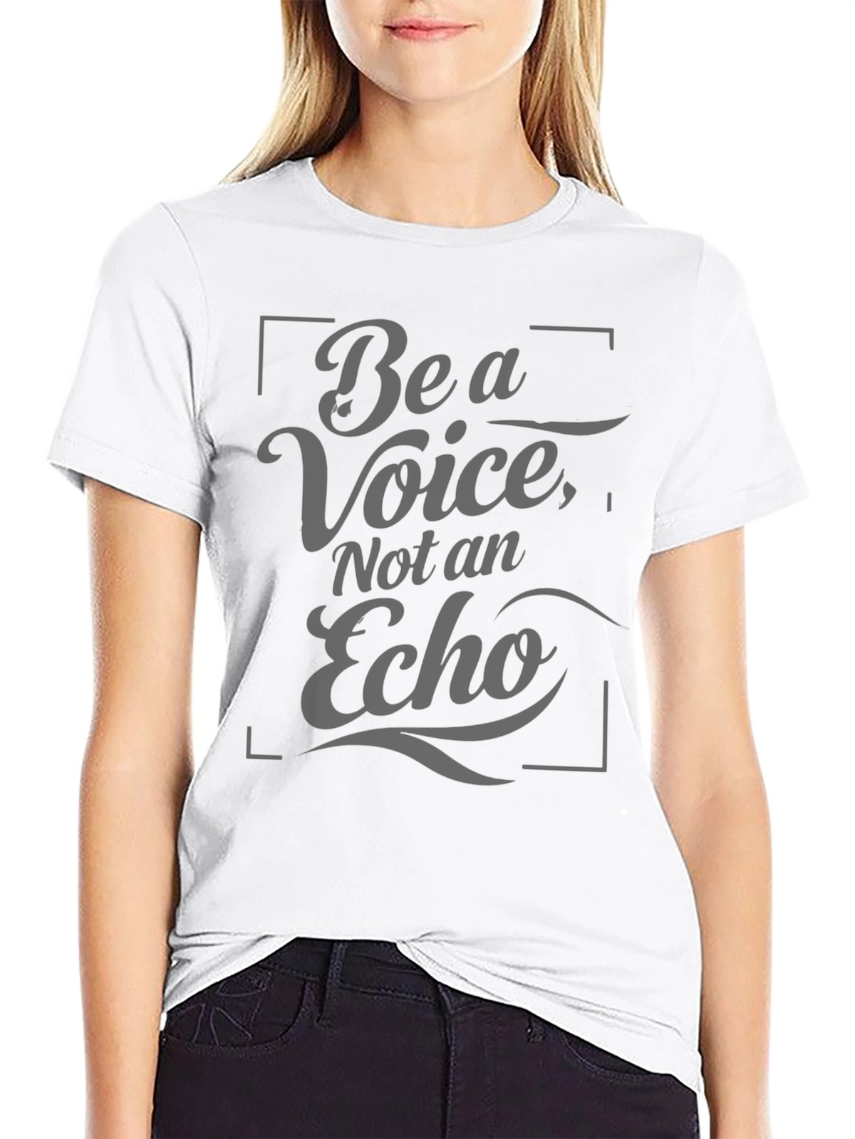 Be A Voice Tee - Inspiring Graphic T-Shirt