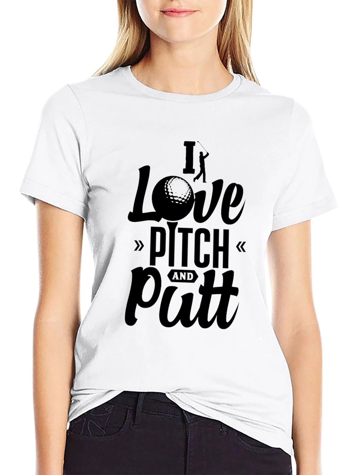 I Love Pitch and Putt Golf T-Shirt